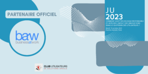 Organisée par l'AUFO, le club des utilisateurs de solutions Oracle, la Journée Utilisateurs est l'événement incontournable pour la communauté, réunissant chaque année les utilisateurs de toutes les solutions Oracle. Business At Work, expert en solutions Oracle depuis plus de 20 ans, a contribué à l'organisation de la journée, et partenaire de l'événement, participera à cette nouvelle édition, encore cette année. Le fil conducteur de la journée a été construit autour des enjeux du Numérique Responsable, en abordant le thème par la question suivante : Comment adopter un usage responsable et intégrer l'impact des innovations dans le quotidien des utilisateurs ? Nous vous donnons RDV le 10 Octobre prochain, à Paris, au Pavillon Gabriel, de 9h à 14h. Inscrivez-vous et rencontrons-nous lors de cette matinée. RDV également stand n°3.