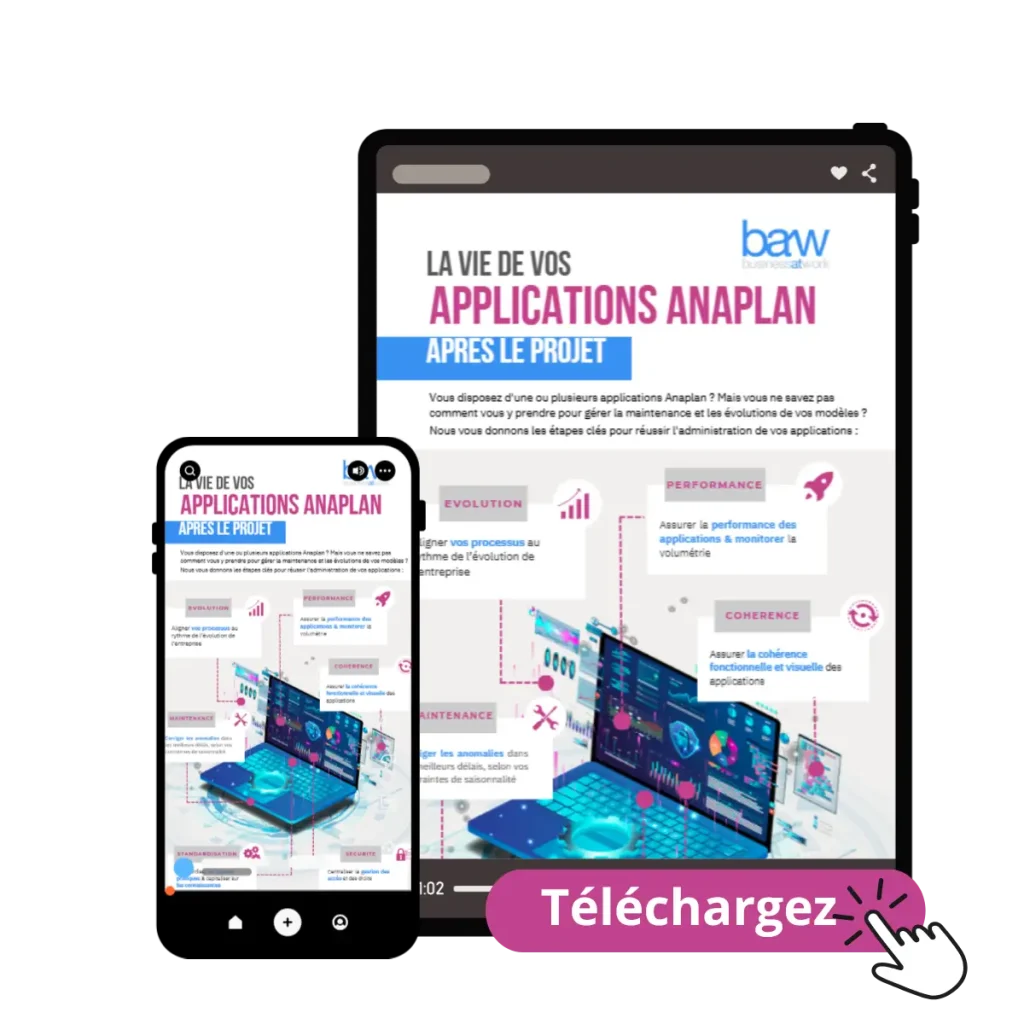 La vie de vos Applications Anaplan après le projet
